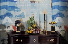 Обои F17.0001.A01 CUBA.39 A-01 фото в интерьере гостиной превью