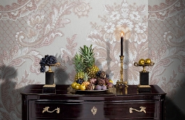Обои KT-7642-8003 фото в интерьере гостиной превью