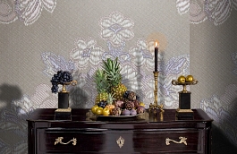 Обои KT-8641-8008 фото в интерьере гостиной превью