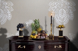 Обои KT-8642-8001 фото в интерьере гостиной превью