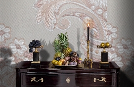 Обои KT-8642-8003 фото в интерьере гостиной превью