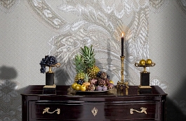 Обои KT-8642-8007 фото в интерьере гостиной превью