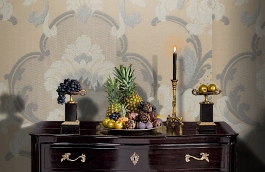 Обои 305-81 фото в интерьере гостиной превью