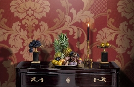 Обои 305-84 фото в интерьере гостиной превью