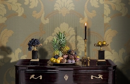 Обои 305-875 фото в интерьере гостиной превью