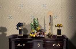 Обои 313-81 фото в интерьере гостиной превью