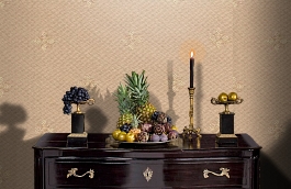 Обои 313-814 фото в интерьере гостиной превью