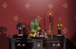 Обои 313-845 фото в интерьере гостиной превью