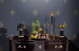 Обои 313-85 фото в интерьере гостиной превью