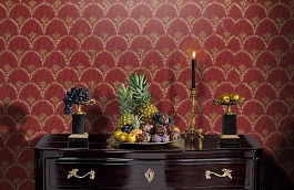 Обои 314-845 фото в интерьере гостиной превью