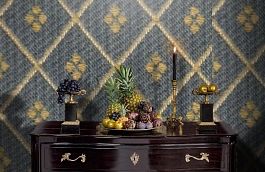 Обои M115-223 фото в интерьере гостиной превью