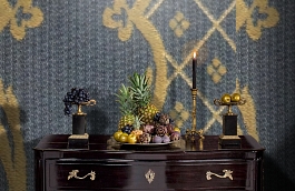 Обои M117-223 фото в интерьере гостиной превью