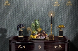 Обои M127-223 фото в интерьере гостиной превью