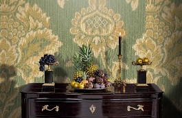 Обои M128-222 фото в интерьере гостиной превью
