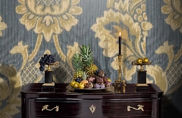 Обои M128-223 фото в интерьере гостиной превью