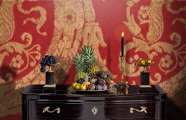 Обои M325-845 фото в интерьере гостиной превью