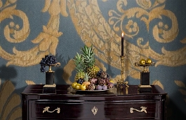 Обои M325-85 фото в интерьере гостиной превью