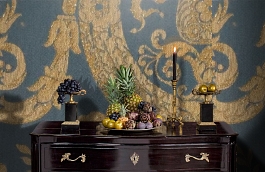 Обои M325-855 фото в интерьере гостиной превью