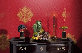 Обои M332-84 фото в интерьере гостиной превью