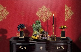 Обои M332-845 фото в интерьере гостиной превью