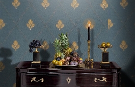 Обои M334-855 фото в интерьере гостиной превью