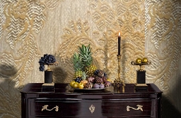 Обои M380-209 фото в интерьере гостиной превью