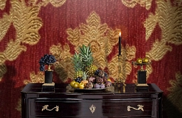 Обои M380-216 фото в интерьере гостиной превью