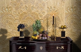 Обои M380-222 фото в интерьере гостиной превью