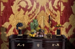 Обои M382-216 фото в интерьере гостиной превью