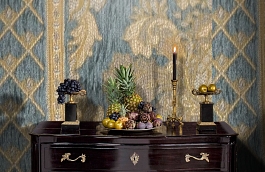 Обои M382-234 фото в интерьере гостиной превью