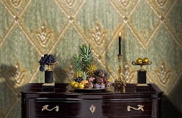 Обои M383-218 фото в интерьере гостиной превью