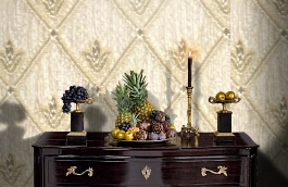 Обои M383-438 фото в интерьере гостиной превью