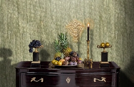 Обои M384-218 фото в интерьере гостиной превью