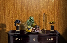 Обои M384-264 фото в интерьере гостиной превью