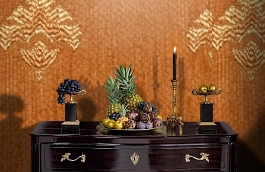 Обои M386-217 фото в интерьере гостиной превью