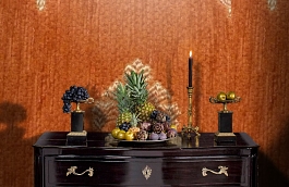 Обои M386-253 фото в интерьере гостиной превью