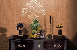 Обои M386-409 фото в интерьере гостиной превью