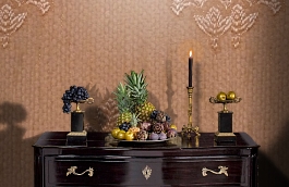 Обои M386-438 фото в интерьере гостиной превью