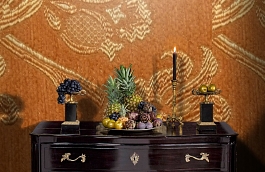 Обои M387-217 фото в интерьере гостиной превью