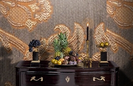 Обои M387-434 фото в интерьере гостиной превью