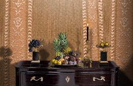 Обои M388-218 фото в интерьере гостиной превью