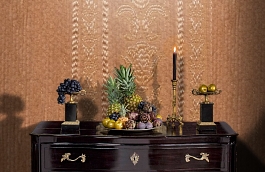 Обои M388-409 фото в интерьере гостиной превью