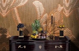 Обои M389-223 фото в интерьере гостиной превью