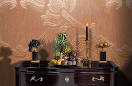 Обои M389-409 фото в интерьере гостиной превью