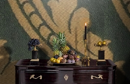 Обои M430-210 фото в интерьере гостиной превью