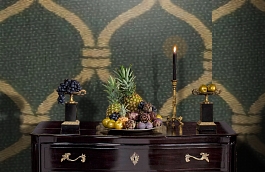 Обои M431-210 фото в интерьере гостиной превью