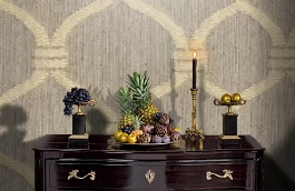 Обои M431-401 фото в интерьере гостиной превью