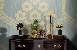 Обои M432-410 фото в интерьере гостиной превью