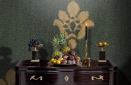 Обои M437-210 фото в интерьере гостиной превью