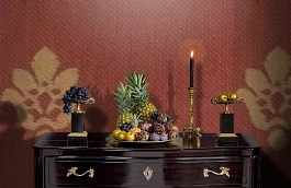 Обои M437-267 фото в интерьере гостиной превью